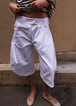 swift long shorts in white