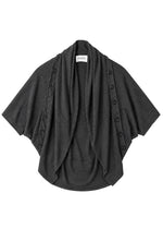 convertible dual cardigan in grey