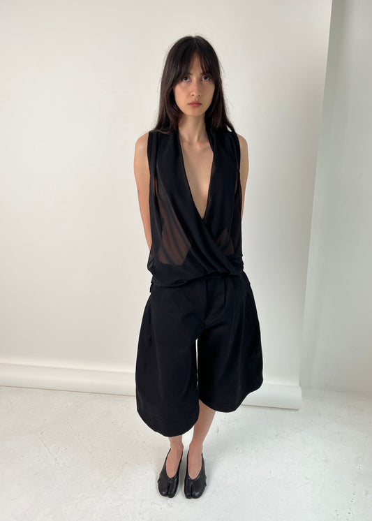 samantha cowl neck top