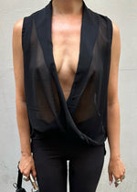 samantha cowl neck top