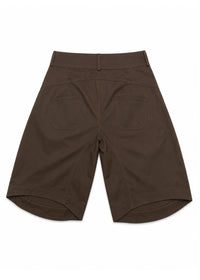 swift long shorts in brown