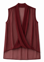samantha cowl neck in wine