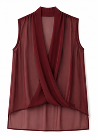 samantha cowl neck in wine